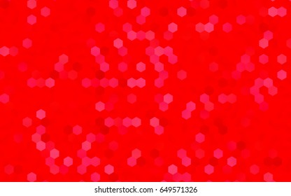 Dark Red vector abstract textured polygonal background. Brand-new blurry hexagonal design. Pattern can be used for background.