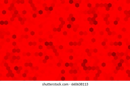 Dark Red vector abstract textured polygonal background. Brand-new blurry hexagonal design. Pattern can be used for background.