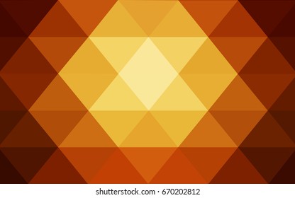 Dark Red vector abstract textured polygonal background. Blurry triangle design. Pattern can be used for background.