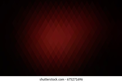 Dark Red vector abstract textured polygonal background. Blurry rectangular design. The pattern with repeating rectangles can be used for background.