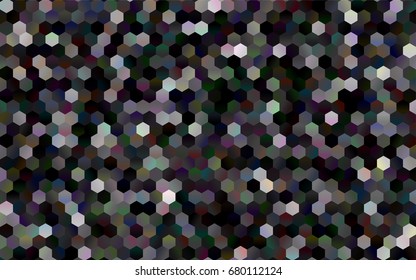 Dark Red vector abstract textured polygonal background. Brand-new blurry hexagonal design. Pattern can be used for background.