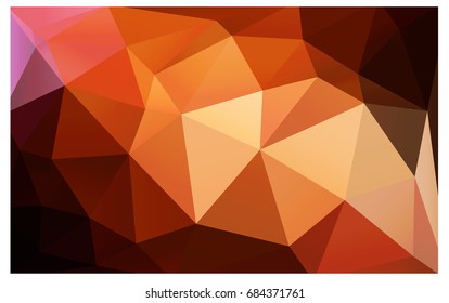 Dark Red vector abstract textured polygonal background. Blurry triangle design. Pattern can be used for background.