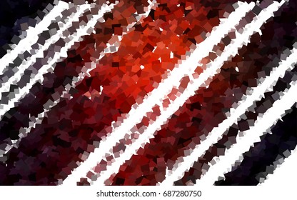 Dark Red vector abstract textured polygonal background. Blurry rectangular design. The pattern with repeating rectangles can be used for background.