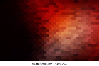 Dark Red vector abstract textured polygonal background. Blurry rectangular design. The pattern with repeating rectangles can be used for background.