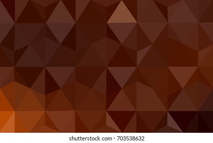 Dark Red vector abstract textured polygonal background. Blurry triangle design. Pattern can be used for background.
