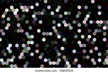 Dark Red vector abstract textured polygonal background. Brand-new blurry hexagonal design. Pattern can be used for background.
