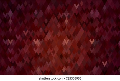 Dark Red vector abstract textured polygonal background. Blurry rectangular design. The pattern with repeating rectangles can be used for background.