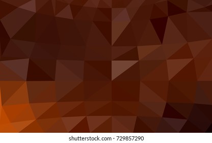 Dark Red vector abstract textured polygonal background. Blurry triangle design. Pattern can be used for background.