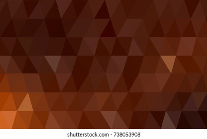 Dark Red vector abstract textured polygonal background. Blurry triangle design. Pattern can be used for background.