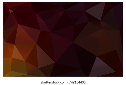 Dark Red vector abstract textured polygonal background. Blurry triangle design. Pattern can be used for background.