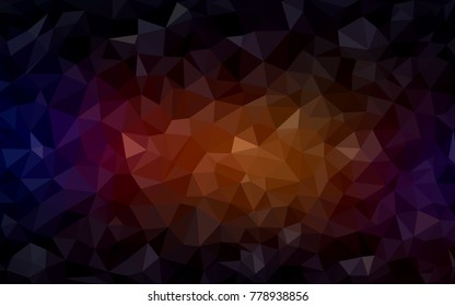 Dark Red vector abstract textured polygonal background. Blurry triangle design. Pattern can be used for background.