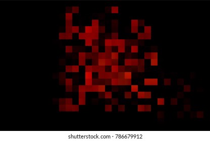 Dark Red vector abstract textured polygonal background. Blurry rectangular design. The pattern with repeating rectangles can be used for background.