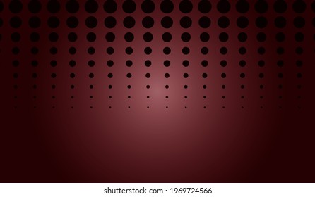 Dark red vector art with circles