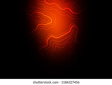 Dark Red vector backdrop with bent lines. Colorful illustration in abstract marble style with gradient. A new texture for your  ad, booklets, leaflets.