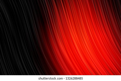 Dark Red vector backdrop with bent lines. Colorful abstract illustration with gradient lines. The template for cell phone backgrounds.