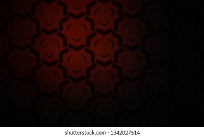 Dark Red vector backdrop with bent lines. A completely new colorful illustration in simple style. A completely new design for your business.