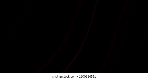 Dark Red vector backdrop with bent lines. Colorful abstract illustration with gradient curves. Pattern for ads, commercials.