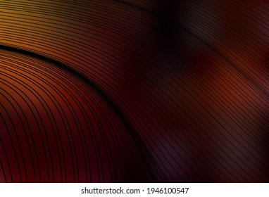 Dark Red vector backdrop with bent lines. Glitter abstract illustration with wry lines. Brand new design for your ad.