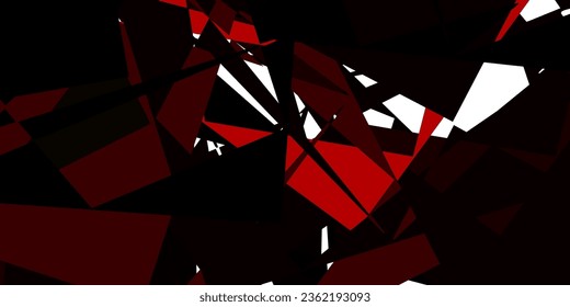 Dunkelrote Vektorhintergrund mit chaotischen Formen. Einfaches Design im abstrakten Stil mit Farbverlauf-Formularen. Einfache Illustration für Ihre Website.