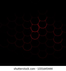 Dark Red vector backdrop with circles. Illustration with set of shining colorful abstract spheres. Pattern for websites, landing pages.