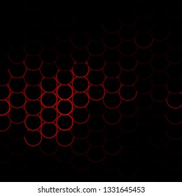 Dark Red vector backdrop with circles. Abstract decorative design in gradient style with bubbles. New template for your brand book.