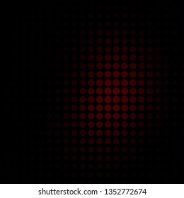 Dark Red vector backdrop with circles. Modern abstract illustration with colorful circle shapes. Pattern for booklets, leaflets.