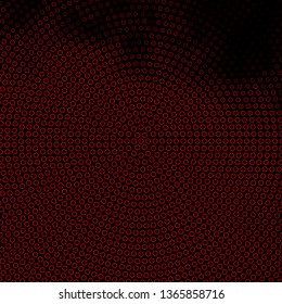 Dark Red vector backdrop with circles. Abstract decorative design in gradient style with bubbles. Design for your commercials.