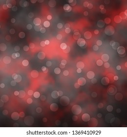 Dark Red vector backdrop with circles. Abstract colorful disks on simple gradient background. Design for your commercials.