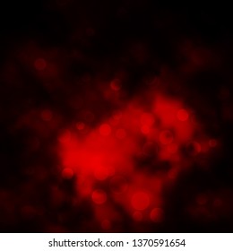 Dark Red vector backdrop with circles. Abstract colorful disks on simple gradient background. Design for posters, banners.