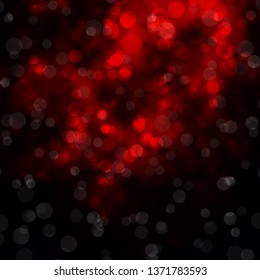 Dark Red vector backdrop with circles. Abstract illustration with colorful spots in nature style. Pattern for wallpapers, curtains.