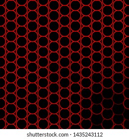Dark Red vector backdrop with circles. Abstract decorative design in gradient style with bubbles. Design for your commercials.
