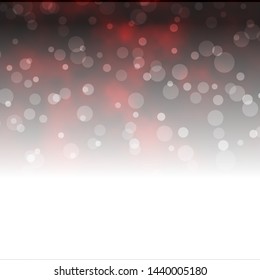 Dark Red vector backdrop with circles. Modern abstract illustration with colorful circle shapes. New template for your brand book.