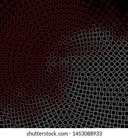 Dark Red vector backdrop with circles. Abstract decorative design in gradient style with bubbles. Design for posters, banners.