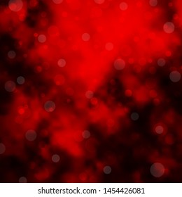 Dark Red vector backdrop with circles. Abstract colorful disks on simple gradient background. Design for posters, banners.