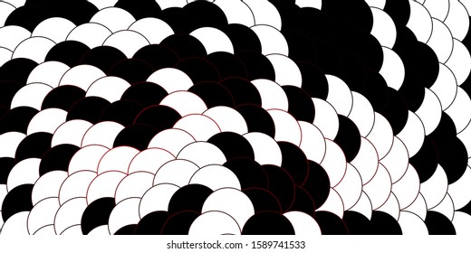 Dark Red vector backdrop with circles. Abstract colorful disks on simple gradient background. Design for your commercials.