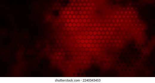 Dark Red vector backdrop with circles. Illustration with set of shining colorful abstract spheres. Pattern for wallpapers, curtains.