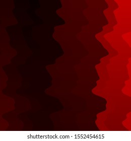 Dark Red vector backdrop with circular arc. Illustration in abstract style with gradient curved.  Best design for your ad, poster, banner.