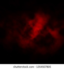 Dark Red vector backdrop with cumulus. Abstract colorful clouds on gradient illustration. Template for websites.