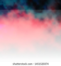Dark Red vector backdrop with cumulus. Shining illustration with abstract gradient clouds. Pattern for your booklets, leaflets.