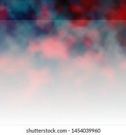 Dark Red vector backdrop with cumulus. Abstract illustration with colorful gradient clouds. Beautiful layout for uidesign.