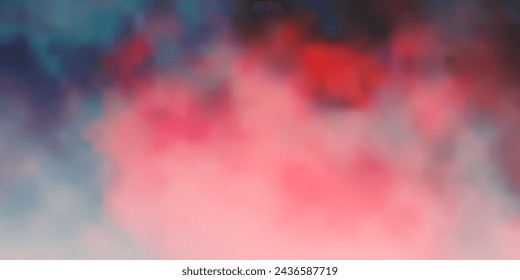 Dark Red vector backdrop with cumulus. Gradient illustration with colorful sky, clouds. Template for landing pages.