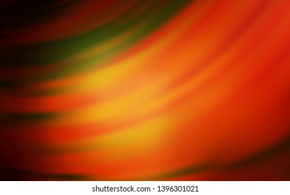 Dark Red vector backdrop with curved lines. Colorful abstract illustration with gradient lines. The best colorful design for your business.