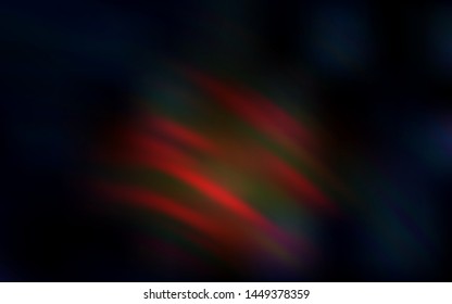 Dark Red vector backdrop with curved lines. Creative illustration in halftone style with gradient. A completely new design for your business.