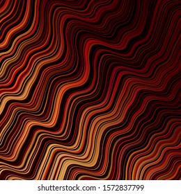 Dark Red vector backdrop with curved lines. A shining illustration, which consists of curved lines. New composition for your brand book.