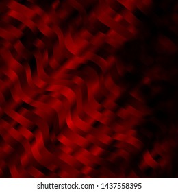 Dark Red vector backdrop with curves. Bright sample with colorful bent lines, shapes. Best design for your posters, banners.
