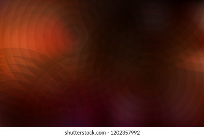 Dark Red vector backdrop with dots. Illustration with set of shining colorful abstract circles. Beautiful design for your business advert.