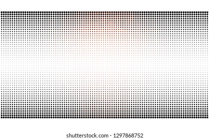 Dark Red vector  backdrop with dots. Illustration with set of shining colorful abstract circles. New template for your brand book.