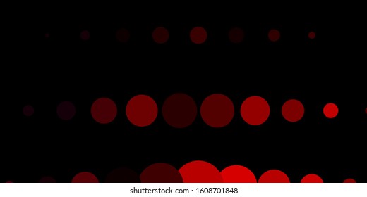 Dark Red vector backdrop with dots. Abstract illustration with colorful spots in nature style. New template for a brand book.