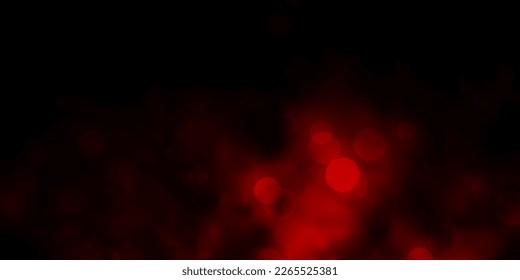 Dark Red vector backdrop with dots. Abstract illustration with colorful spots in nature style. New template for a brand book.
