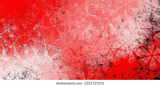 Dark red vector backdrop with dots. Colorful illustration with gradient dots in nature style. Pattern for business ads.